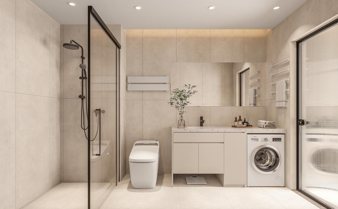 83㎡木白两色简约家居空间设计丨研筑国际-11