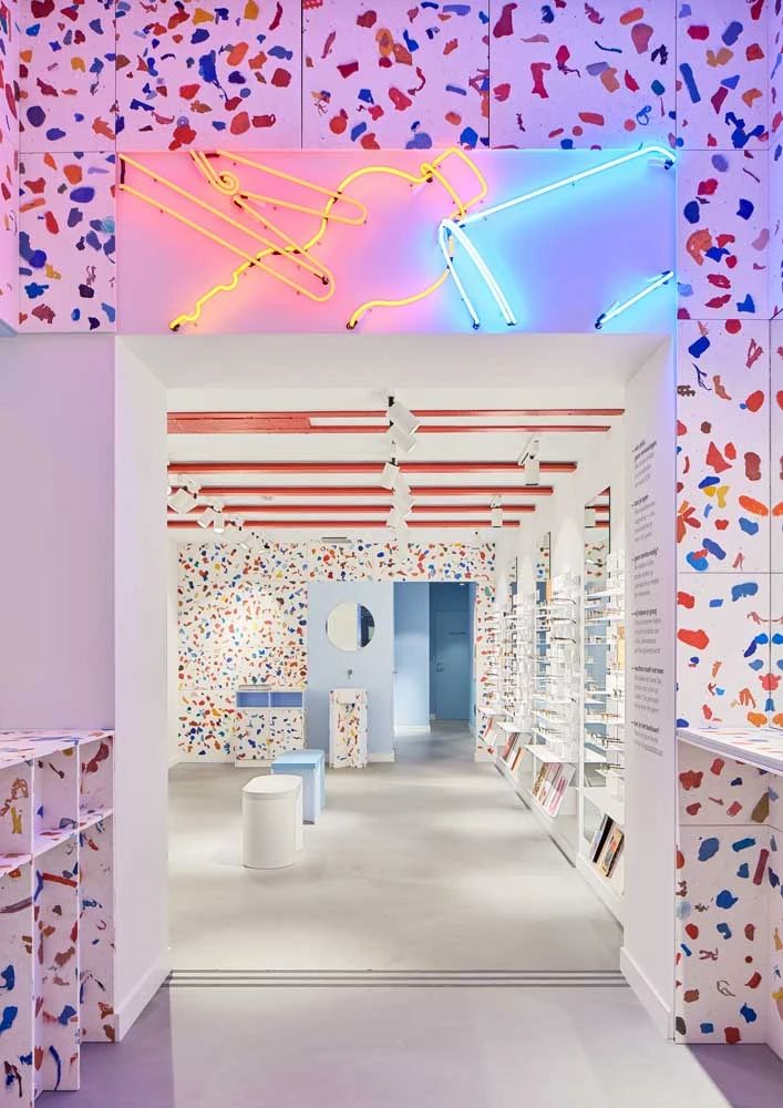 色彩缤纷的水磨石,打造多样空间魅力-52