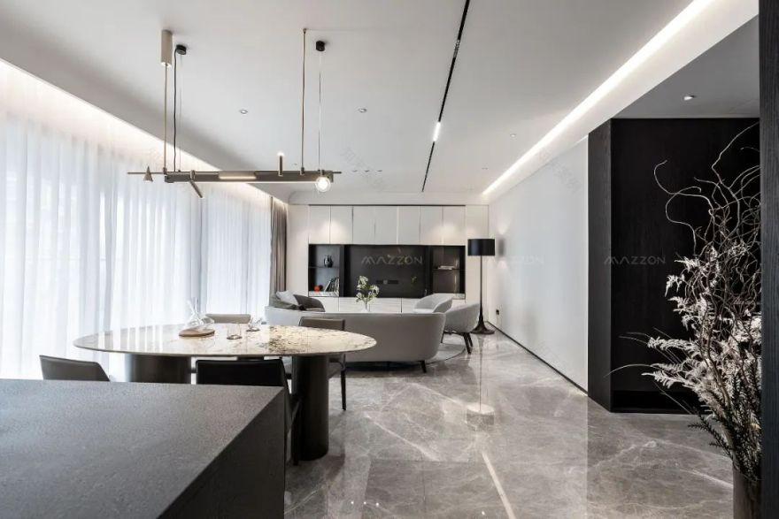 双玺时光道 · 205㎡山海之间的简约栖心之所丨中国深圳丨MAZZON 玛森-15