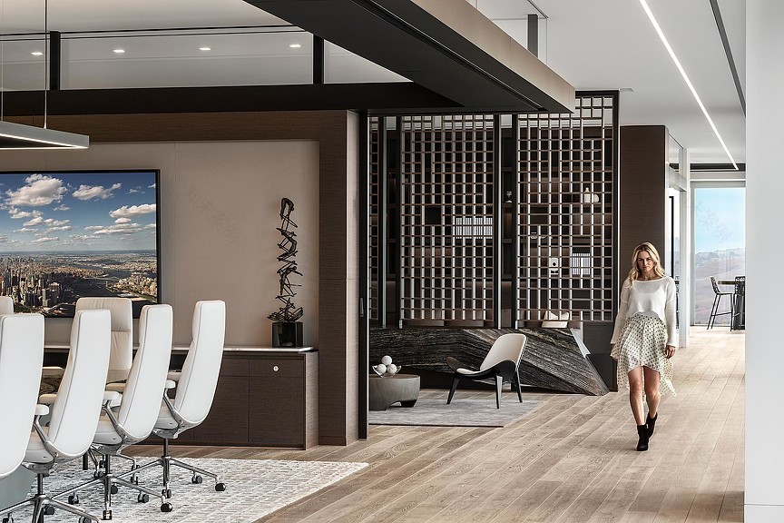 精致细节打造酒店式投资公司总部-5