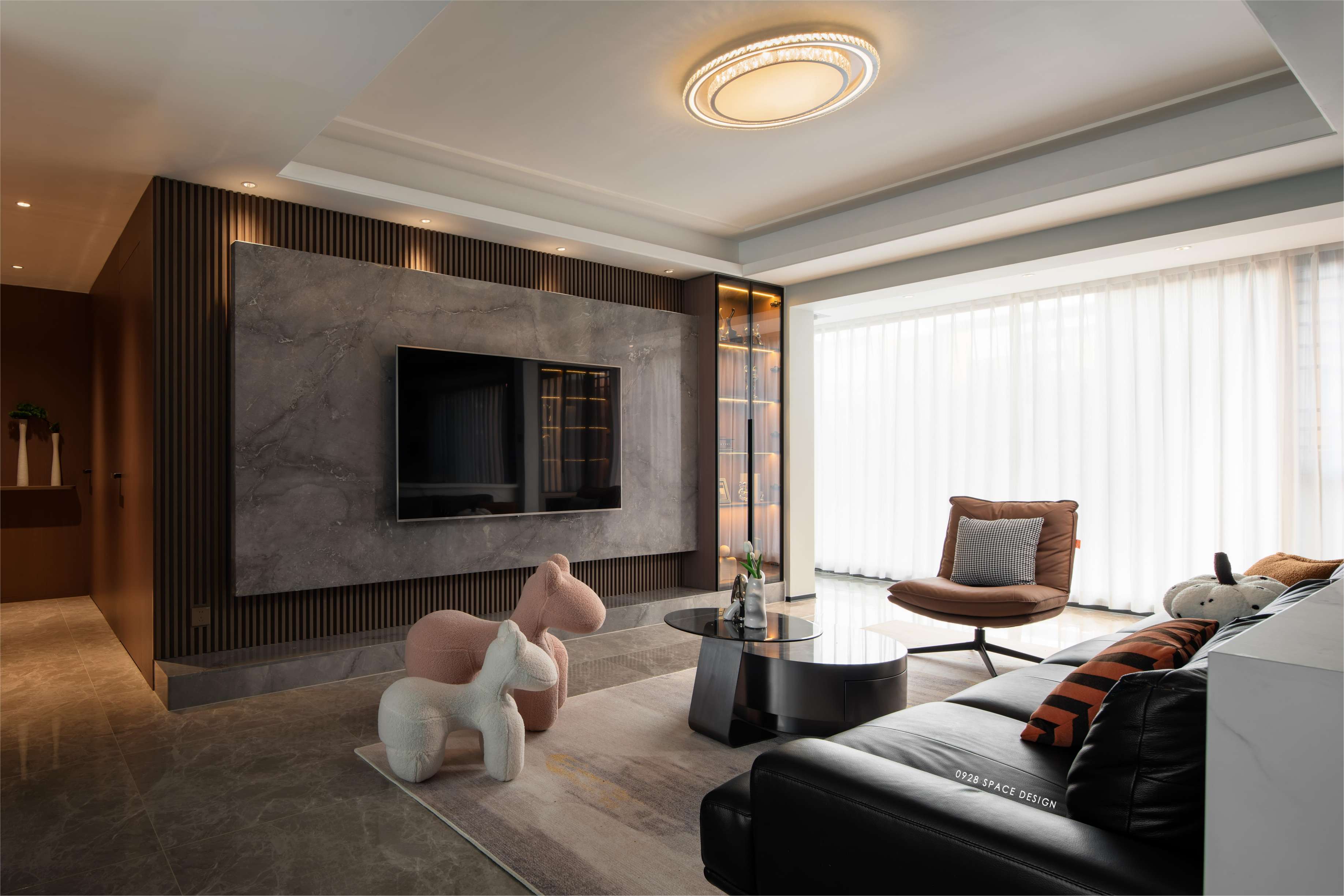 现代轻奢亲子房设计-37