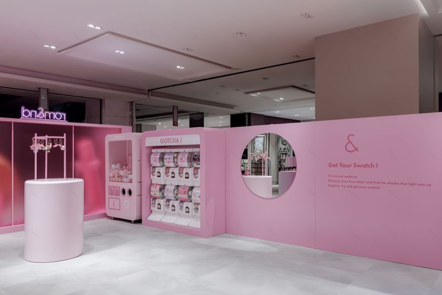 Rom&nd快闪店,釜山乐天百货店丨韩国-9