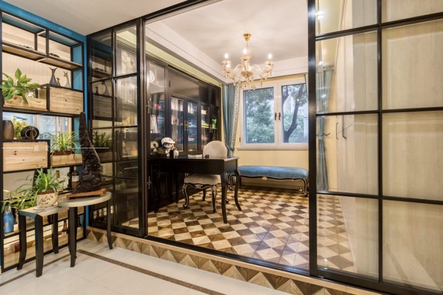 孔雀蓝的魔力 | 上海住宅设计诠释现代与传统交融-13