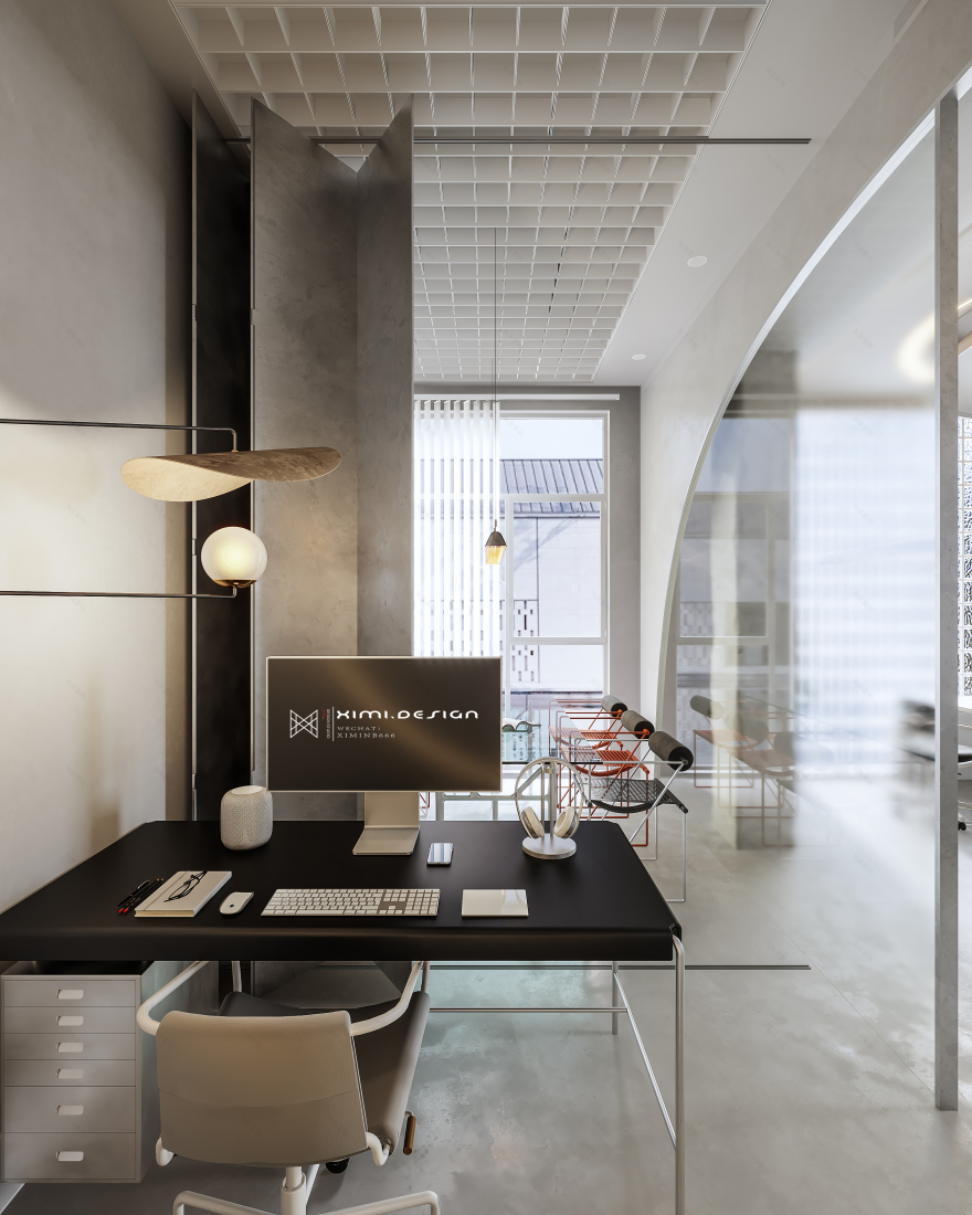 正在学堂办公空间设计丨XIMI DESIGN 出品-27