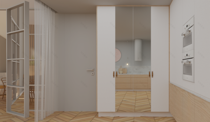 带阳台的阳光房-4