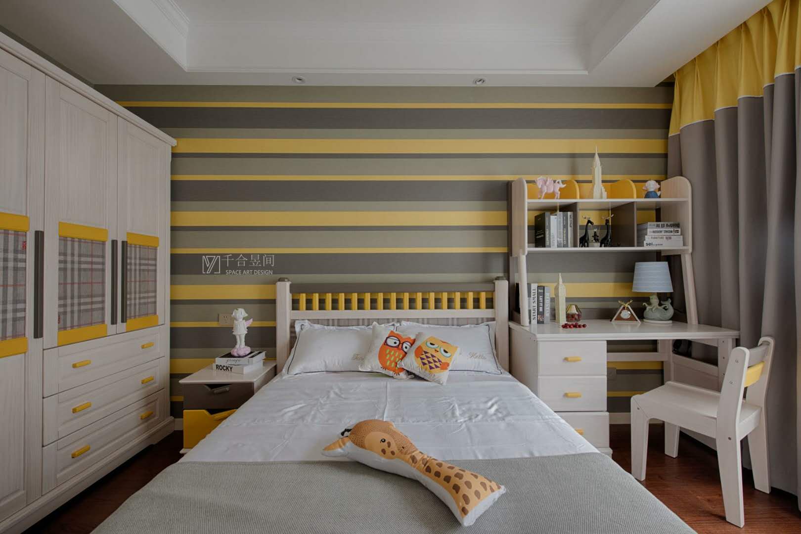 重庆约克郡壹號湖畔爱马仕风格私宅设计-44