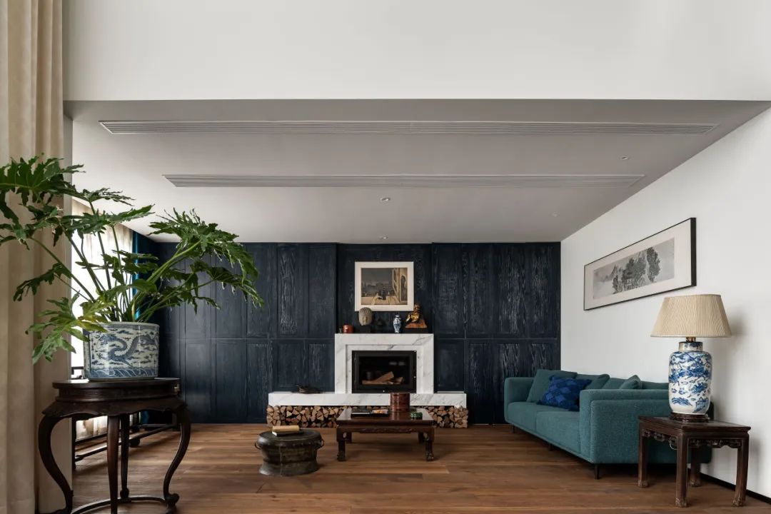 恒大·御景半岛中古混搭风住宅设计丨中国重庆丨SV.D舍唯空间美学-14