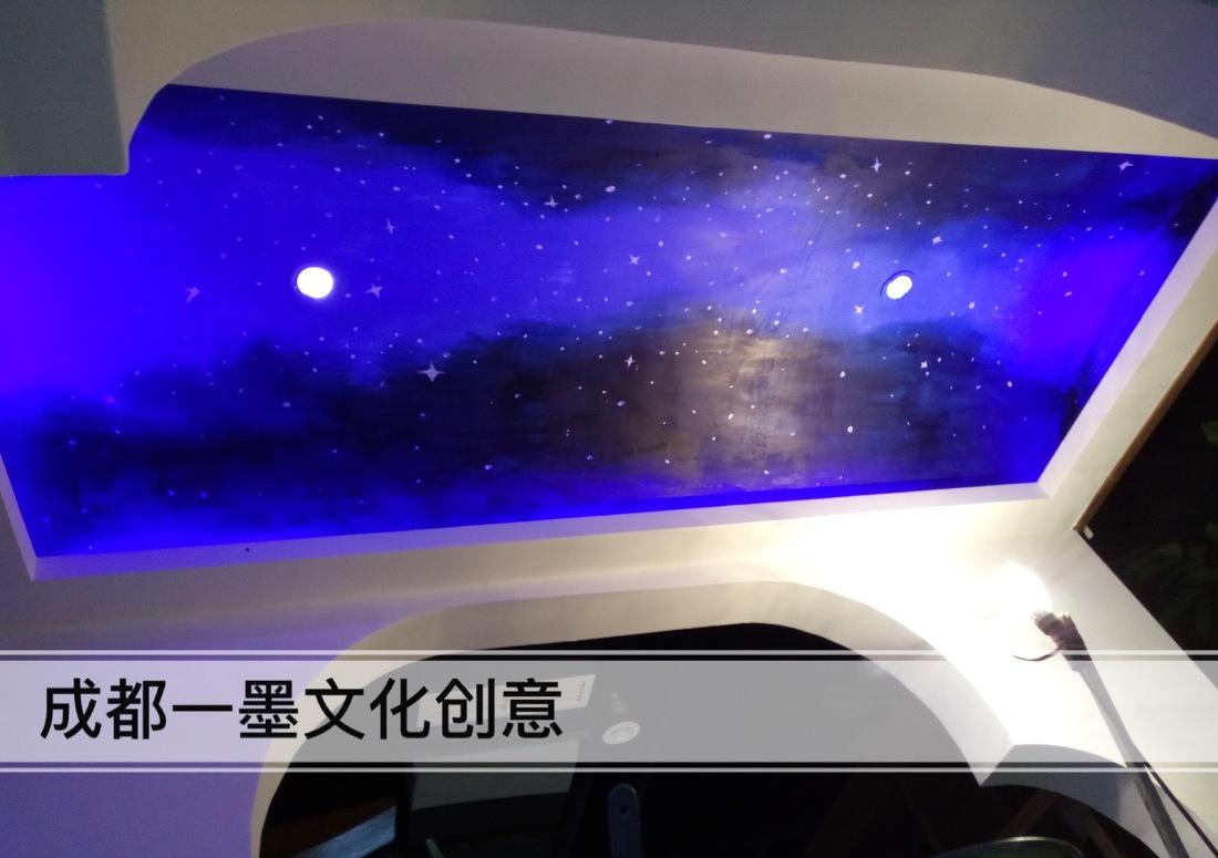 农村壁画新潮流 · 3D 立体星空墙绘丨中国成都-24