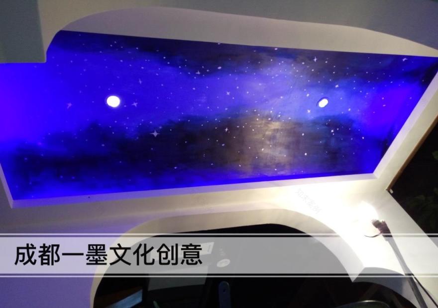 农村壁画新潮流 · 3D 立体星空墙绘丨中国成都-24