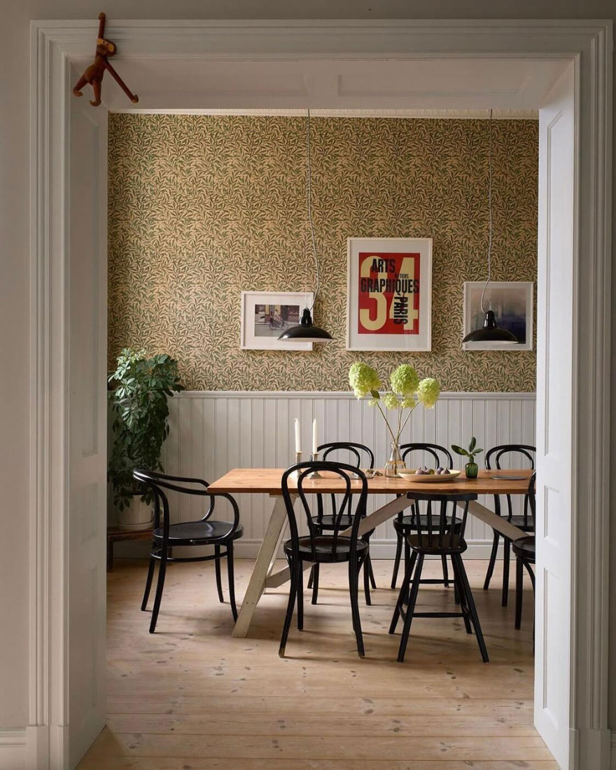 斯堪的纳维亚风格大胆用色公寓设计-6