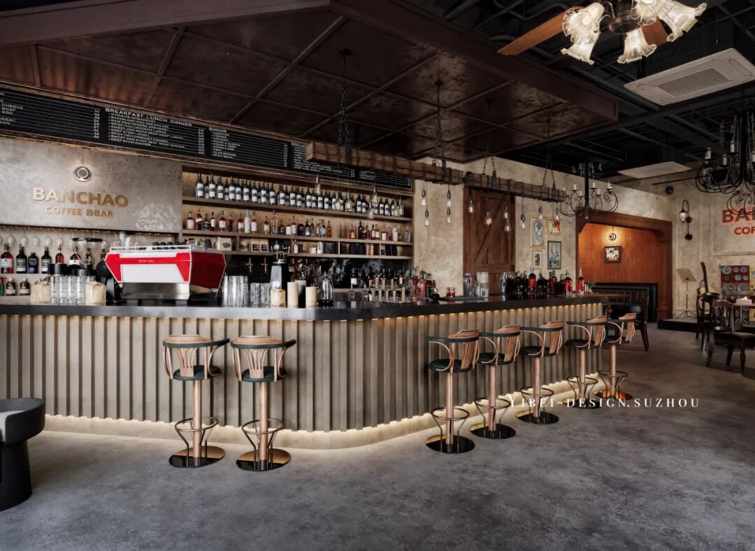 砖瓦之间,昼夜共生 咖啡店丨YIBEI DESIGN SUZHOU-11