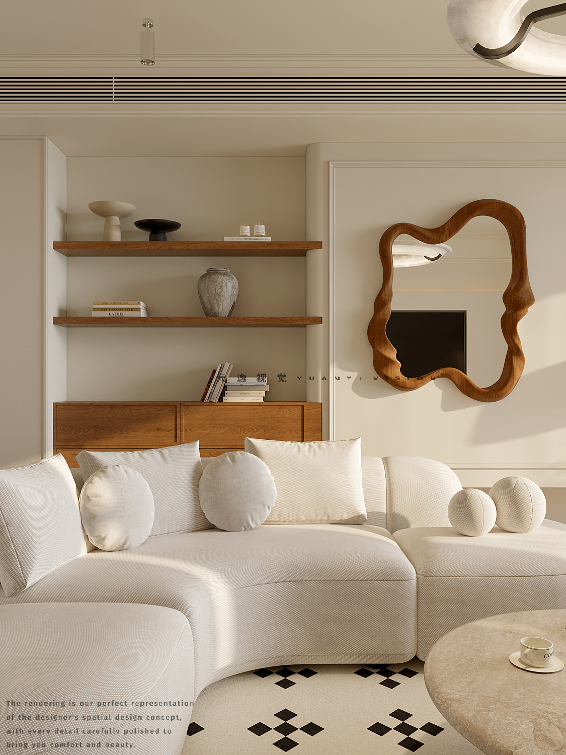 解构中古法式美学 · 住宅全案设计个人效果图表现-16