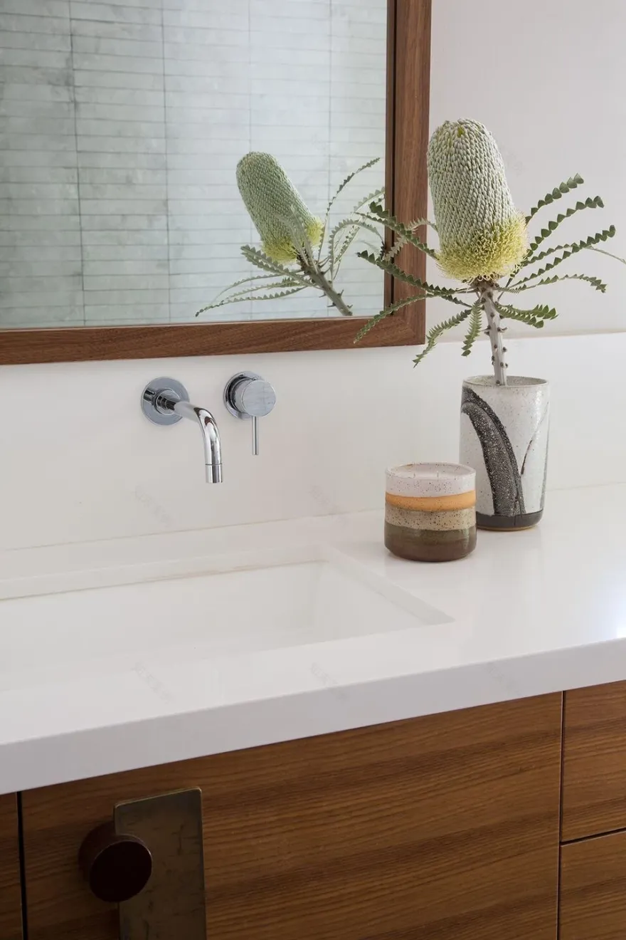 洛杉矶 50 年代乡村风格住宅的现代改造-34