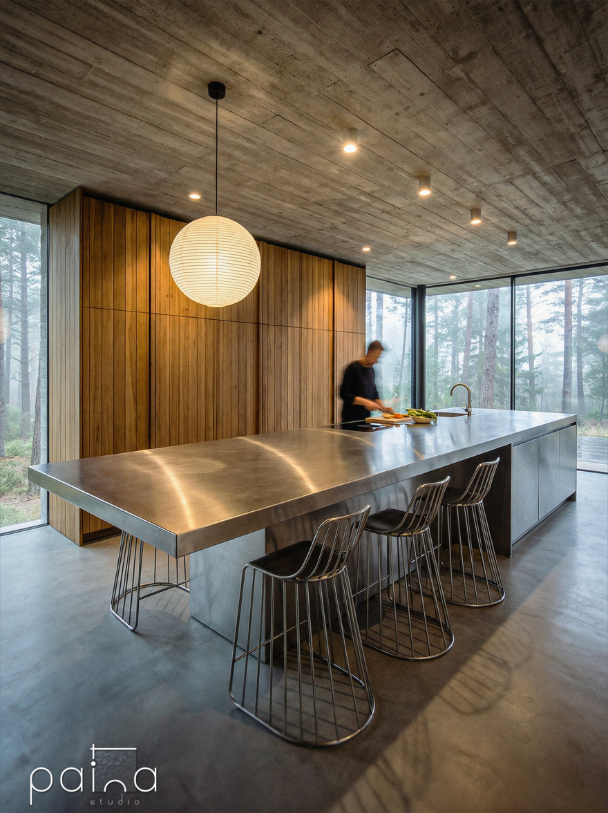 柔和粗野主义与中世纪现代风格丨Patina Studio-9