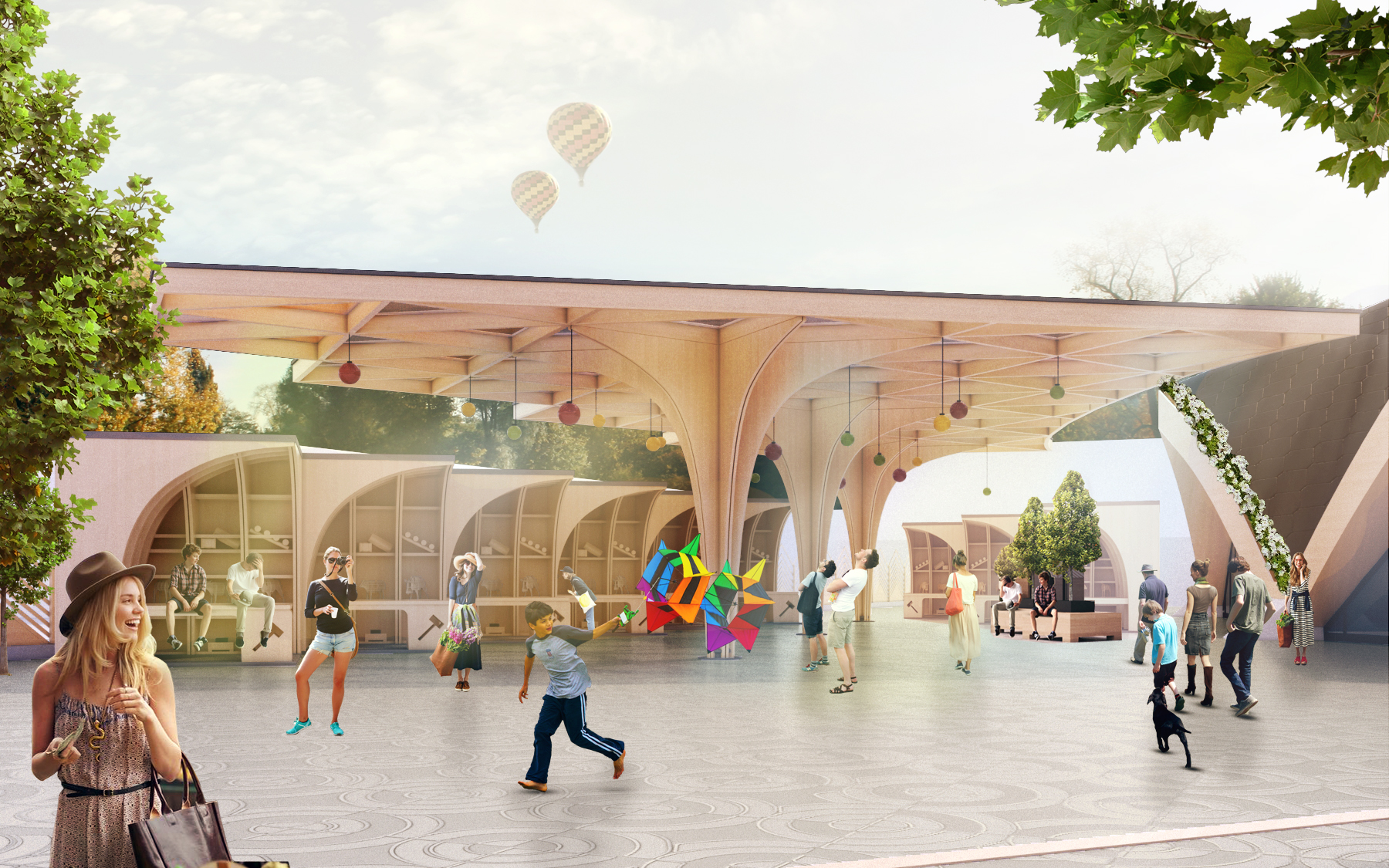 莫斯科丹尼尔 ovsky 市场重建概念设计-11