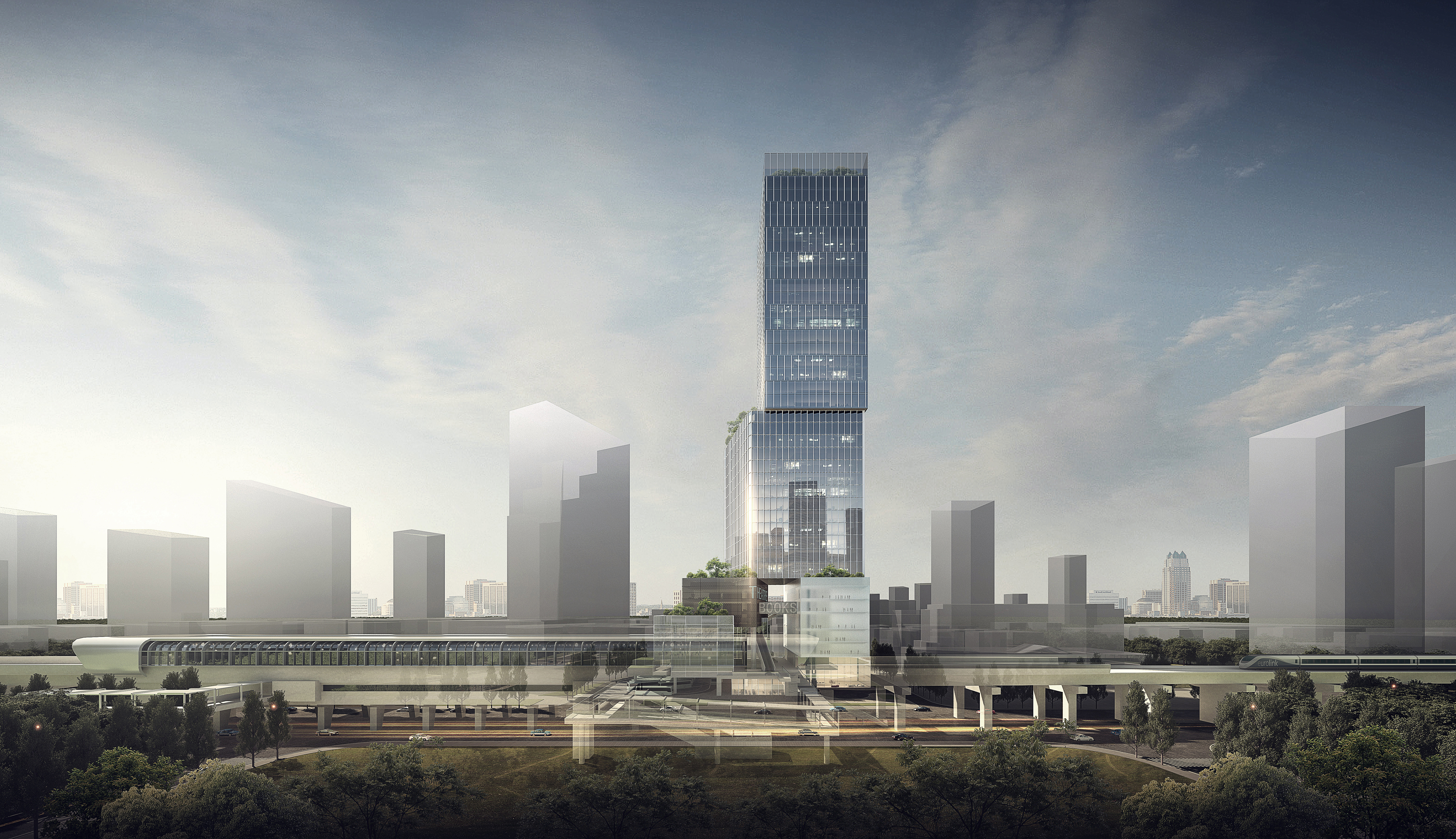 深圳莲润办公塔和文化中心丨中国深圳丨深圳华筑建筑与工程设计有限公司-10