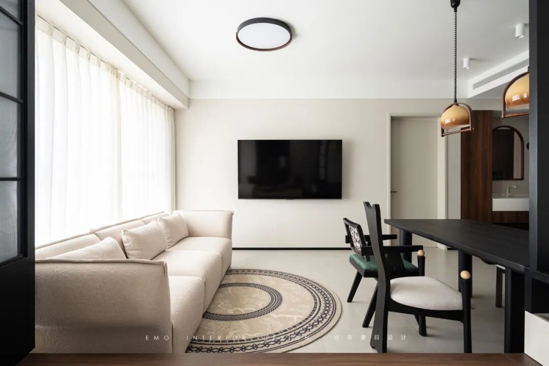 7㎡次卧爆改多功能厅！榻榻米+茶室+书房，120平秒变200平豪宅体验-23