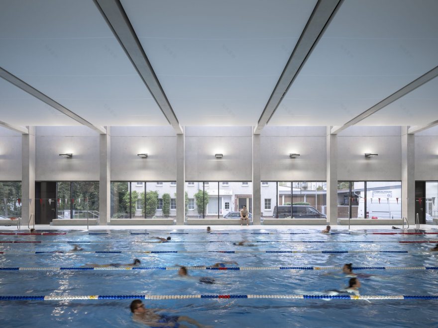 Sportbad am Rabet Modular Swimming Facility / gmp Architects-28