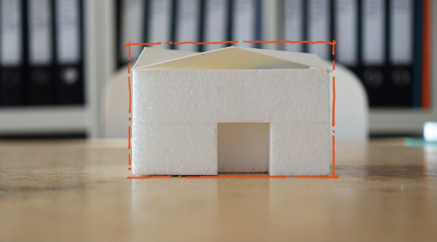 折纸式蝶形屋顶住宅-36