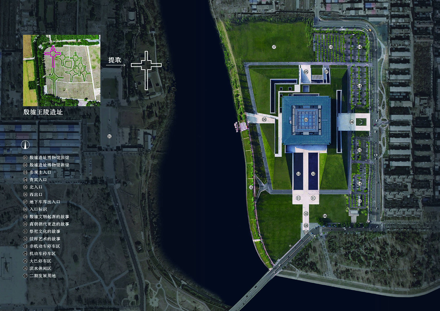 安阳殷墟博物馆新馆景观设计丨中国安阳丨华南理工大学建筑设计研究院有限公司何镜堂院士团队-14