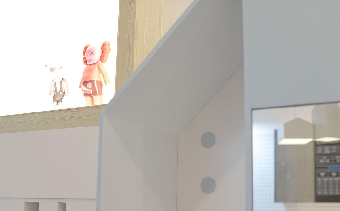 斑马线儿童理发品牌终端空间设计-34