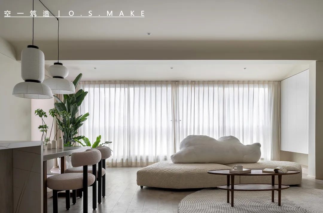 轻侘寂美学 · 重庆公园大道140平米三室一厅设计案例丨中国重庆丨空一筑造-51