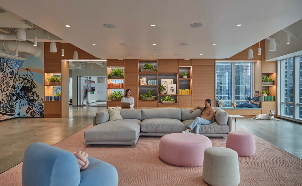 办公室接待区丨美国贝尔维尤丨Gensler-12