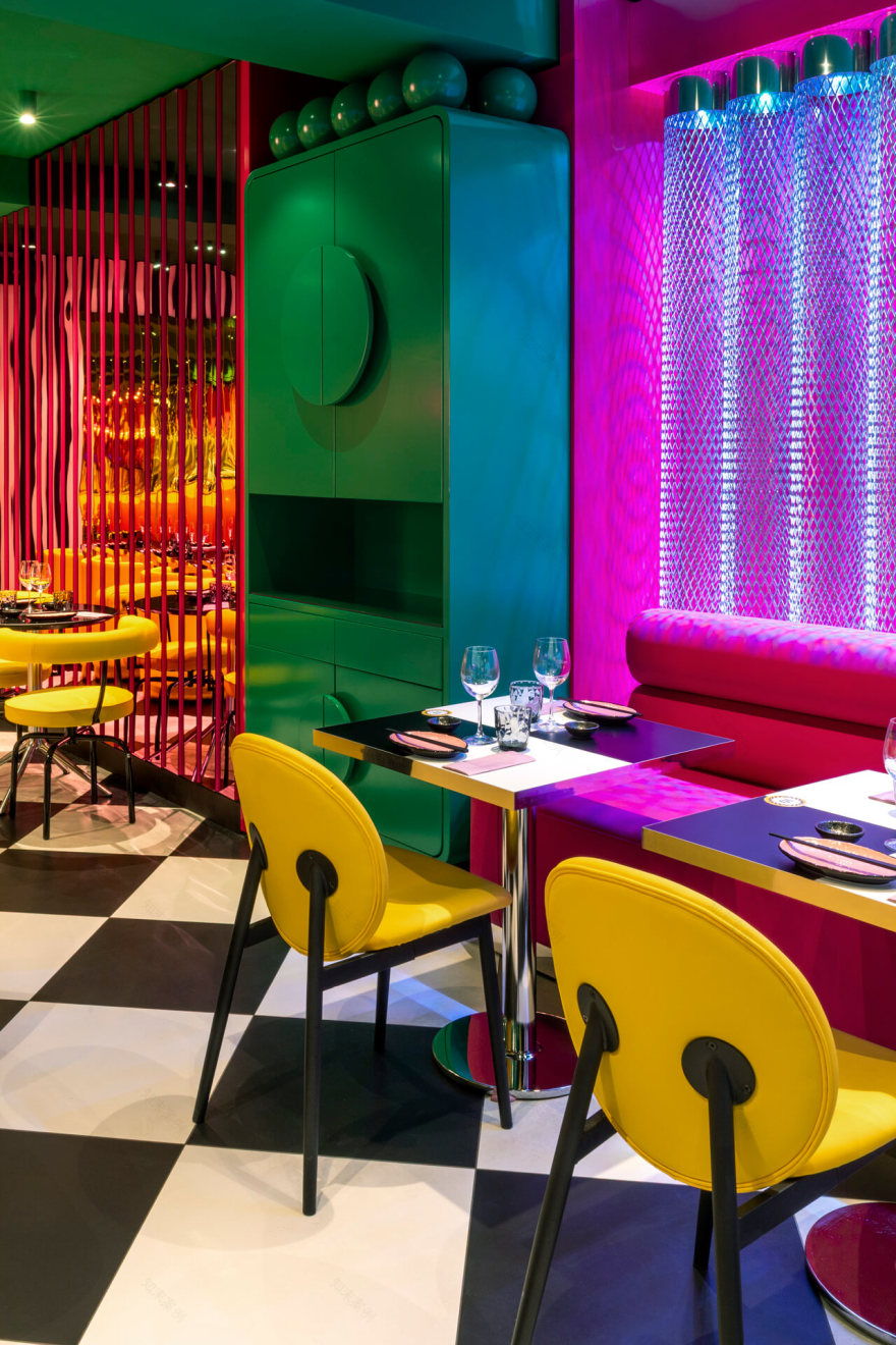 tako(日语:たこ,意为章鱼)奥雷利亚寿司餐厅 丨COLLIDANIELARCHITETTO-10