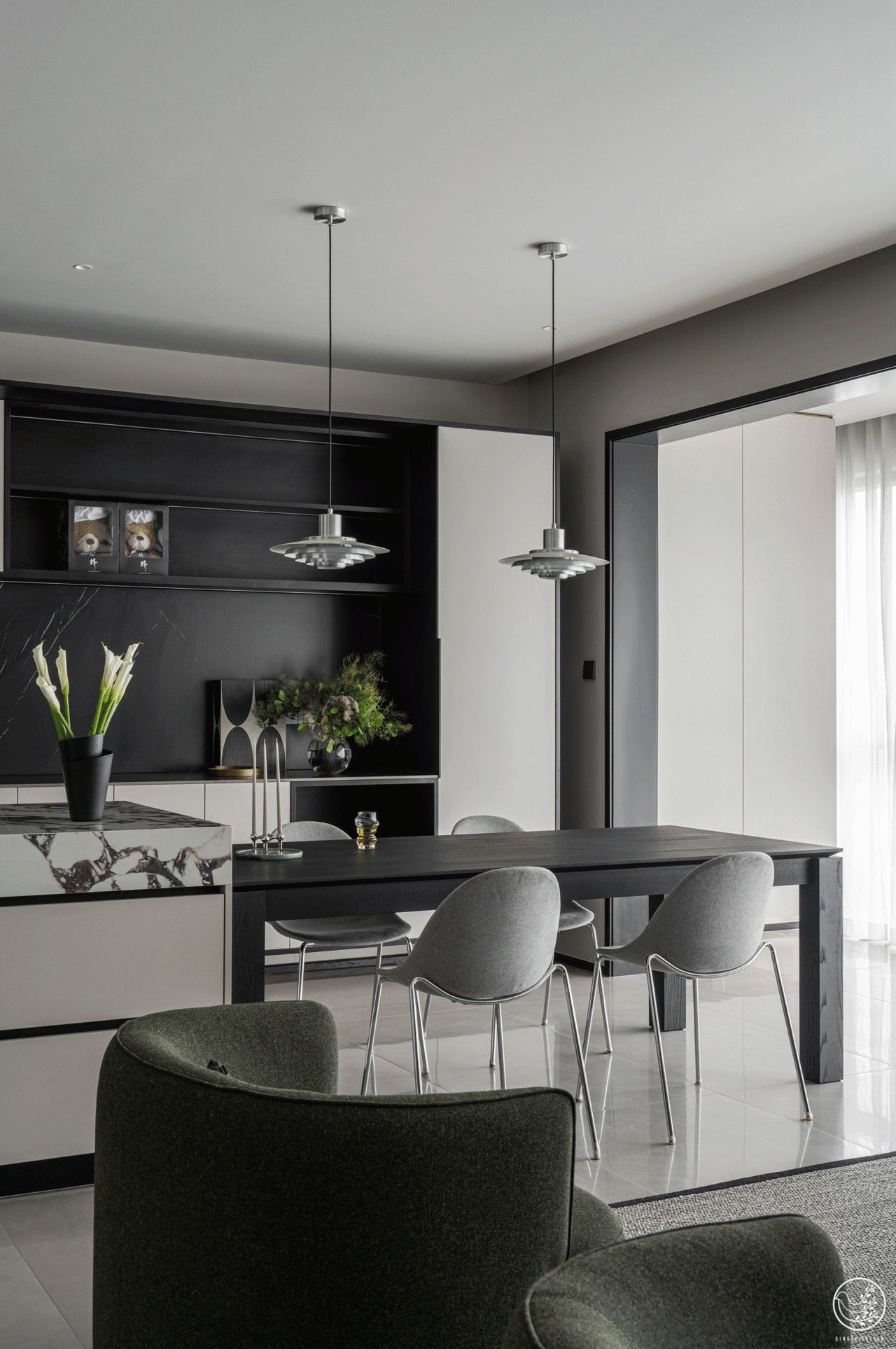 复古风格精装房软装改造丨中国成都丨设计师王司囡-22