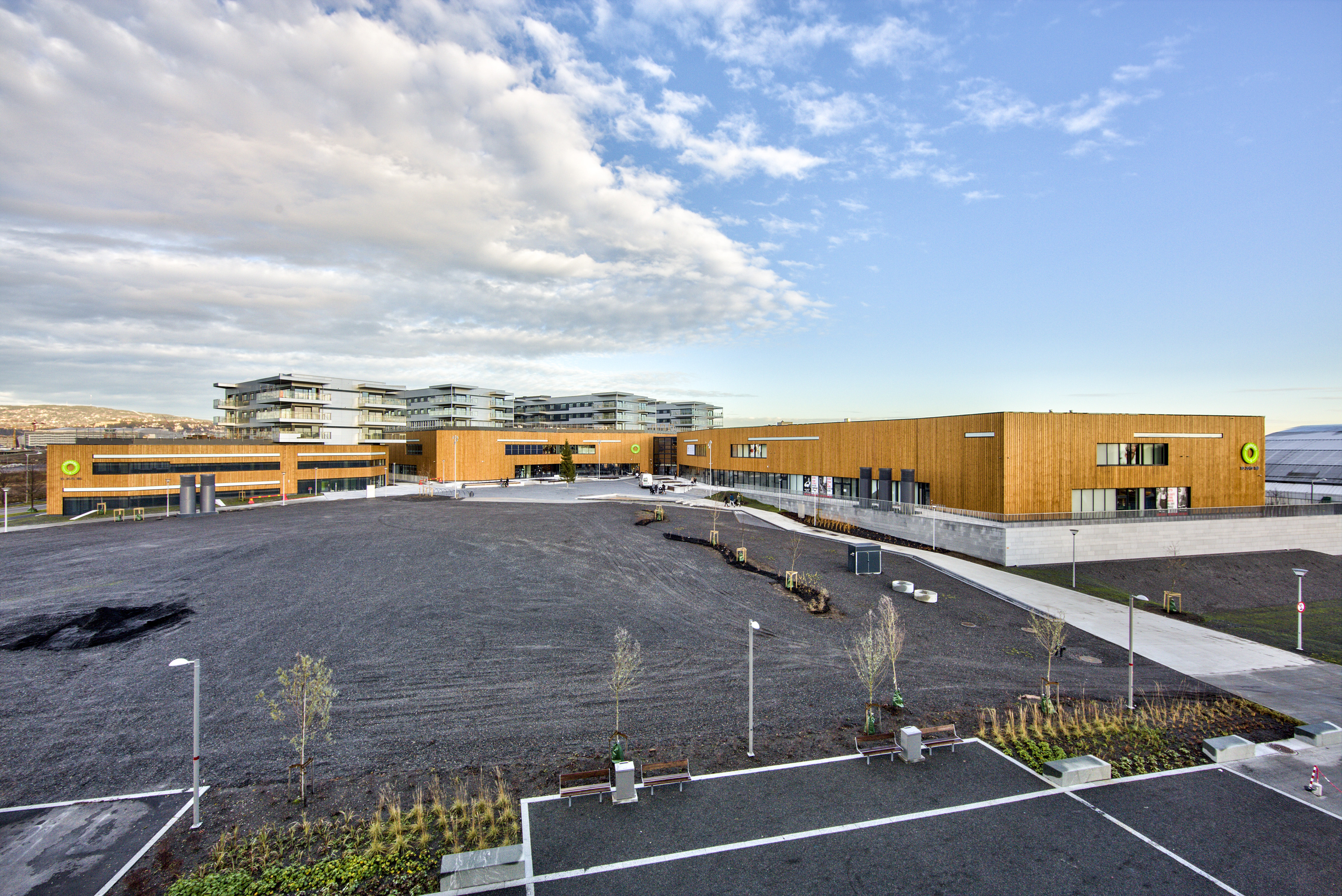 挪威 Fornebu S 环保购物住宅中心-23