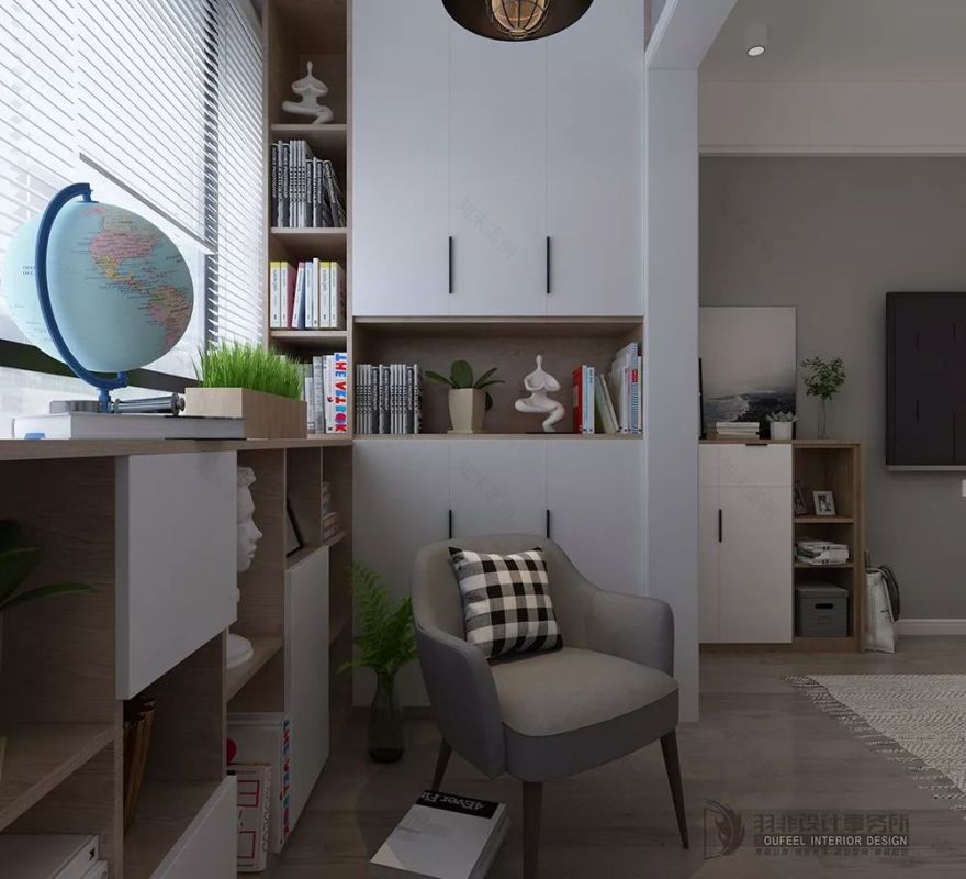 105㎡北欧风三居室,功能与舒适完美融合-44