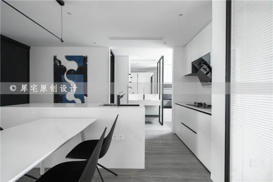 黑白极简光之居,孙姐家的大平层视野-48