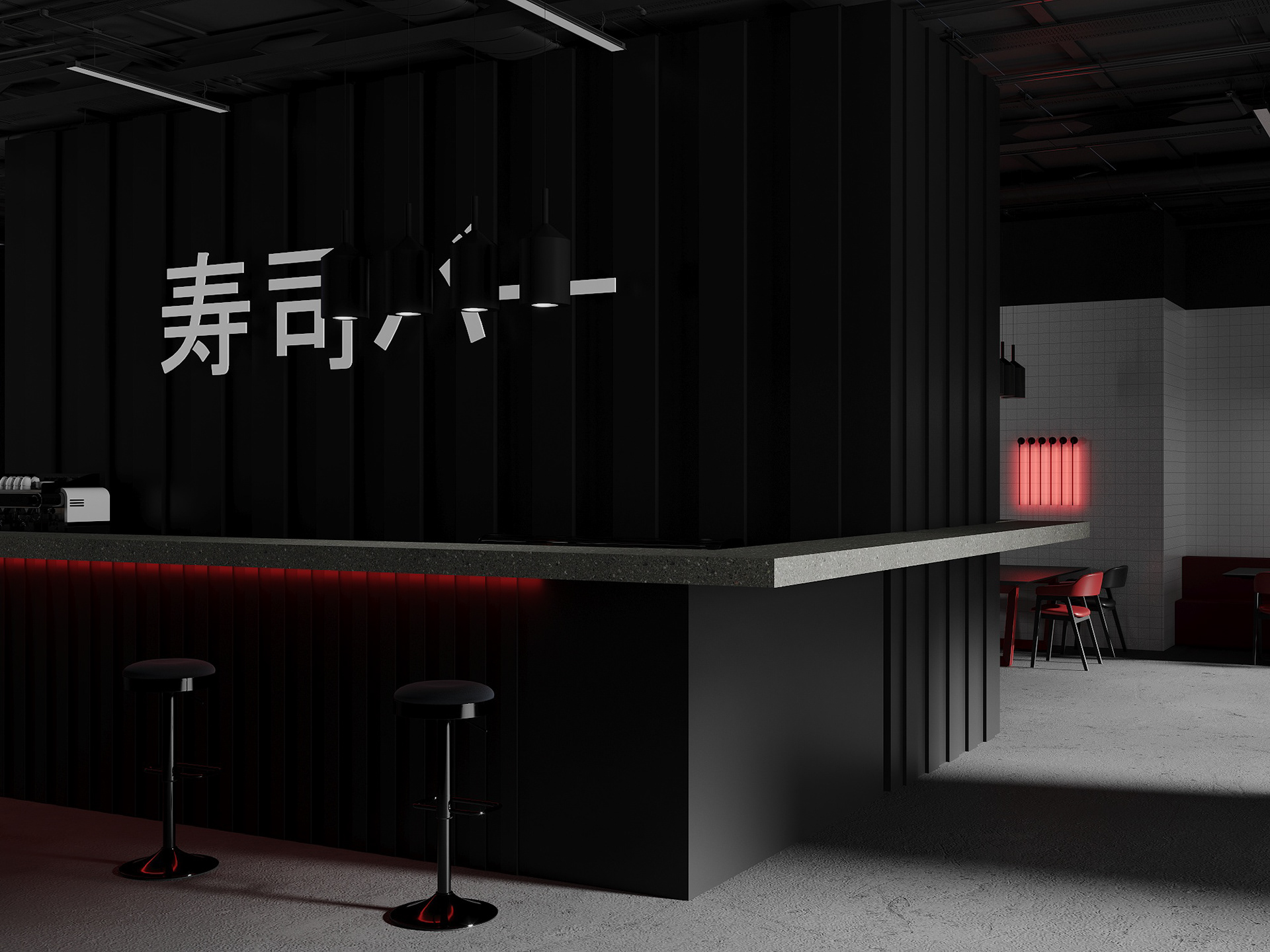 寿司店；寿司吧台；寿司档

注：SUSHI BAR常见有这几种表意相近的准确译法，如果严格按照只输出单一结果的要求，寿司店是比较通用和常见场景下能准确表意的翻译，以下按此输出：
寿司店丨亚美尼亚丨Ani Petakchyan-7