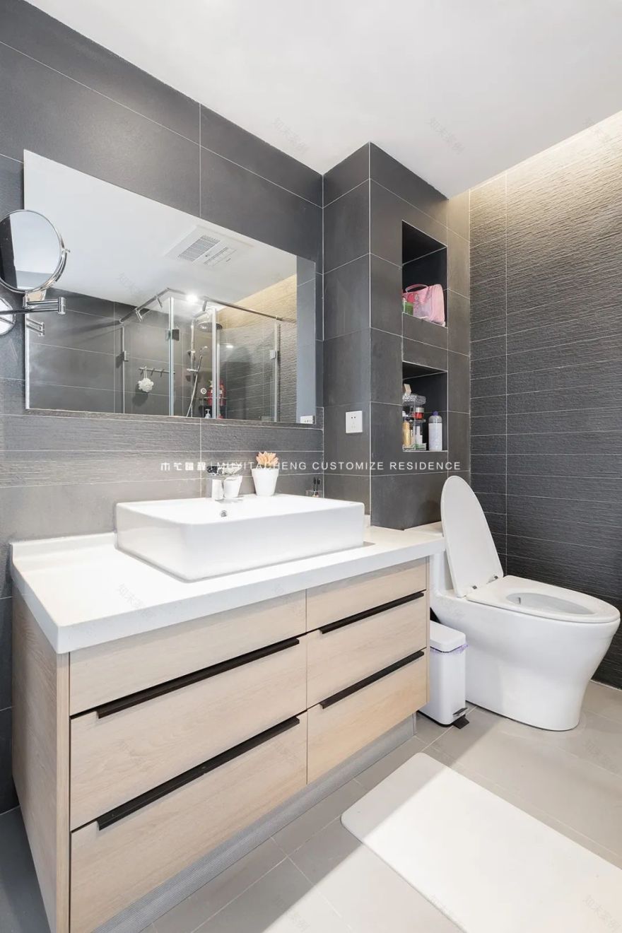 重庆融景城 144㎡舒适大平层定制家居丨中国重庆丨木艺踏程全屋定制-65