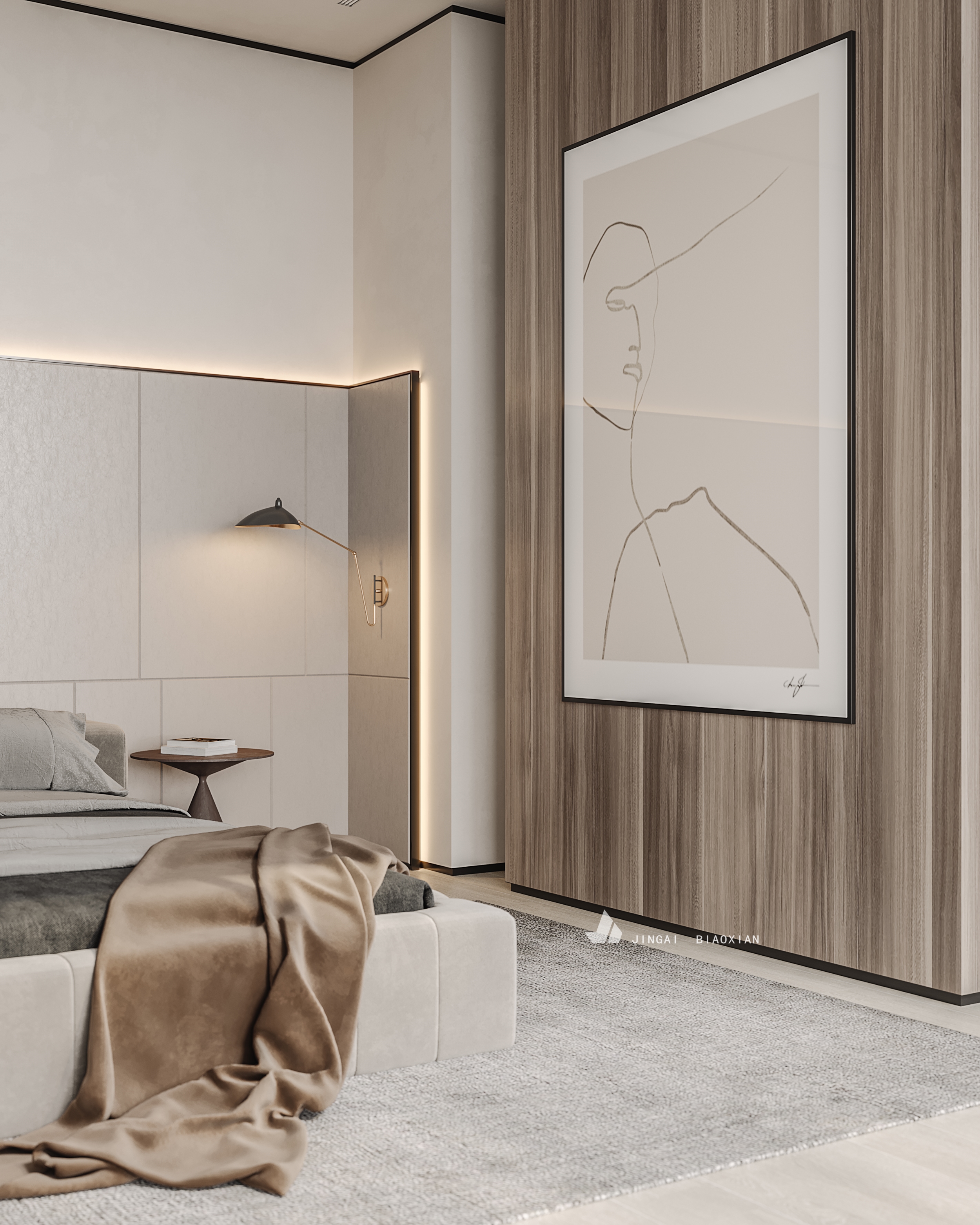 侘寂简约平层设计典范丨日本东京丨东京都某知名设计师-7