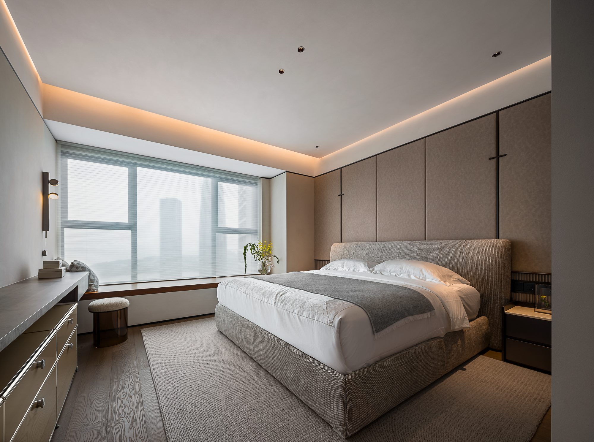 深圳湾 290m² 都市大平层丨中国深圳丨鸿艺源设计-35