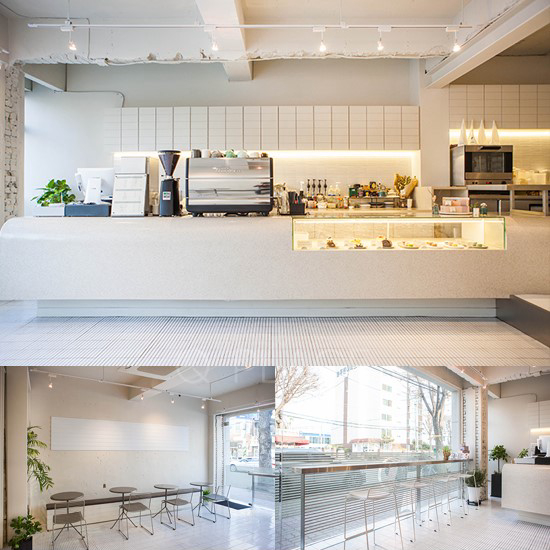 16 坪现代白色极简风格蛋糕店设计-1