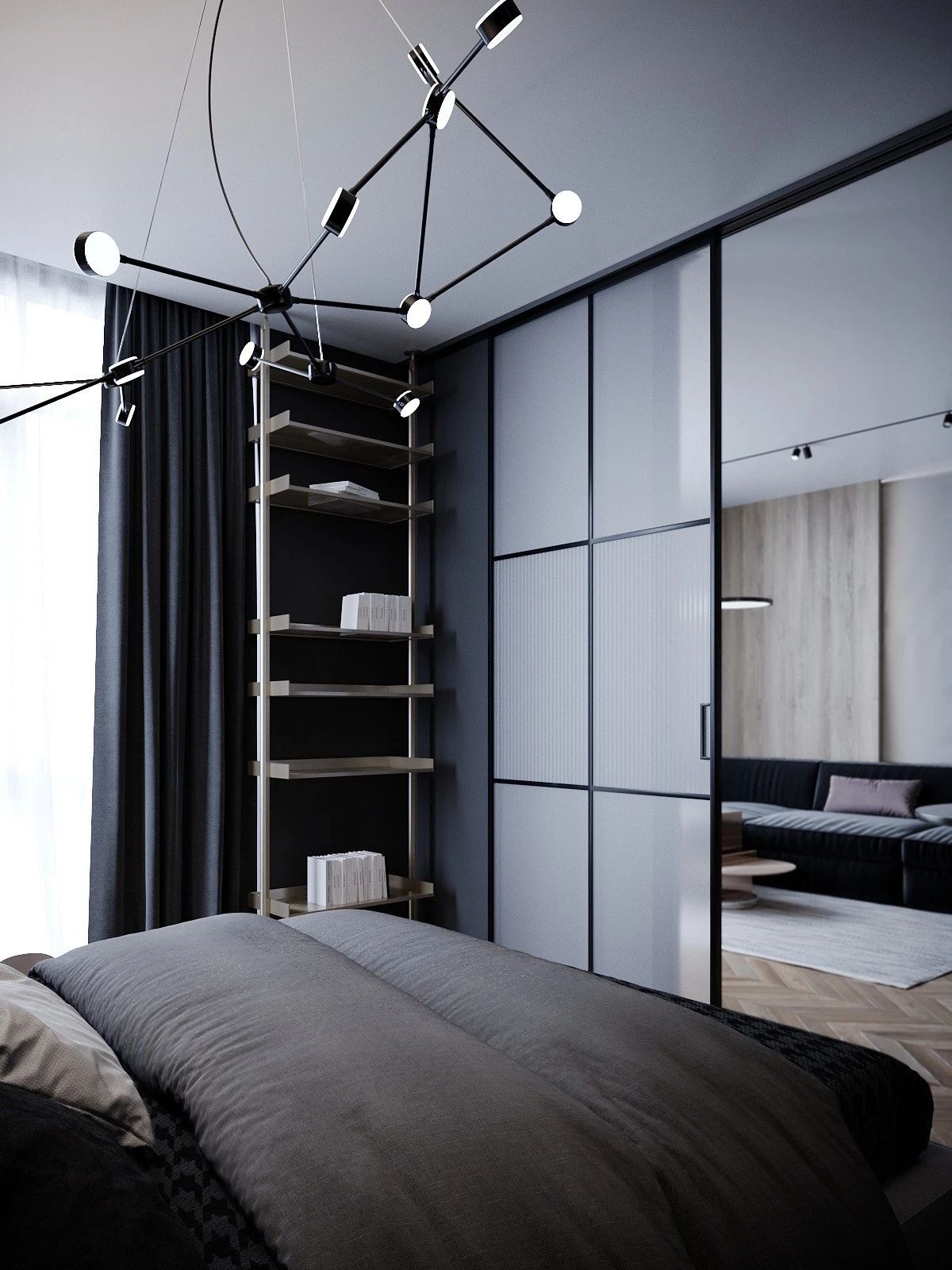 现代 60㎡轻奢风公寓-32