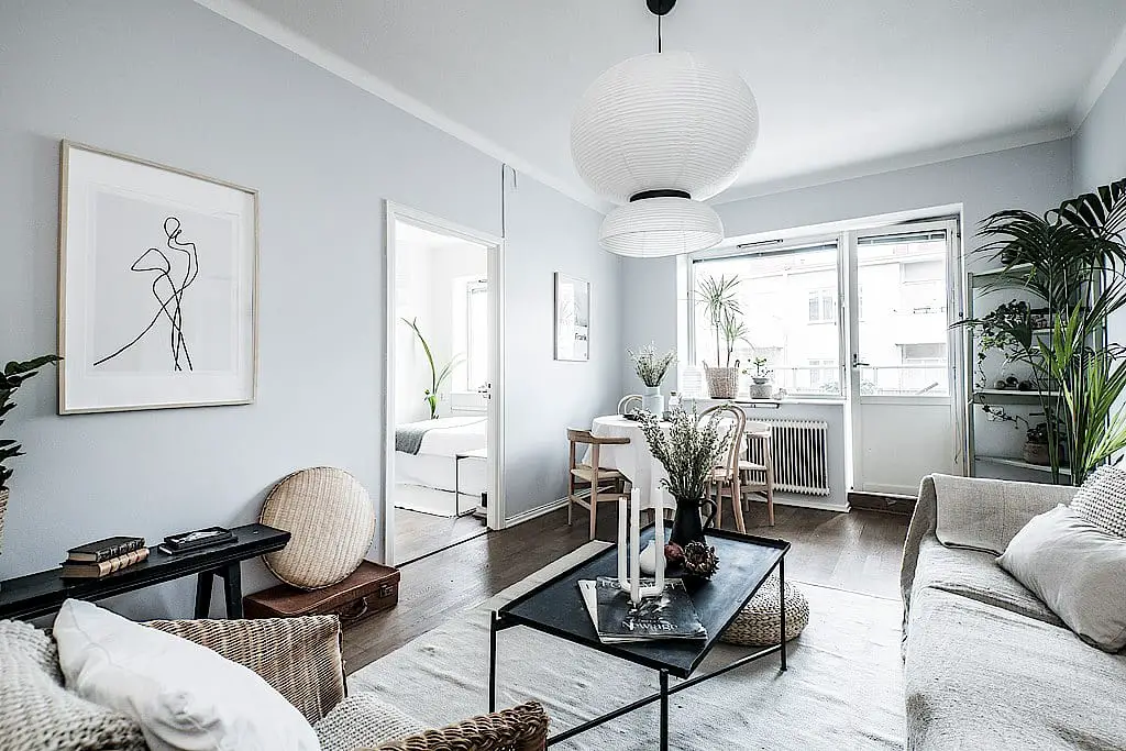 瑞典清新公寓，亚麻沙发引领家居风尚-5