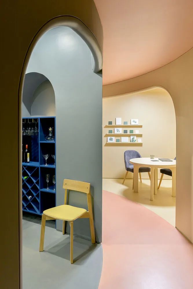 粉蓝设计梦幻色彩空间·模块化厨房和衣柜体验中心-7