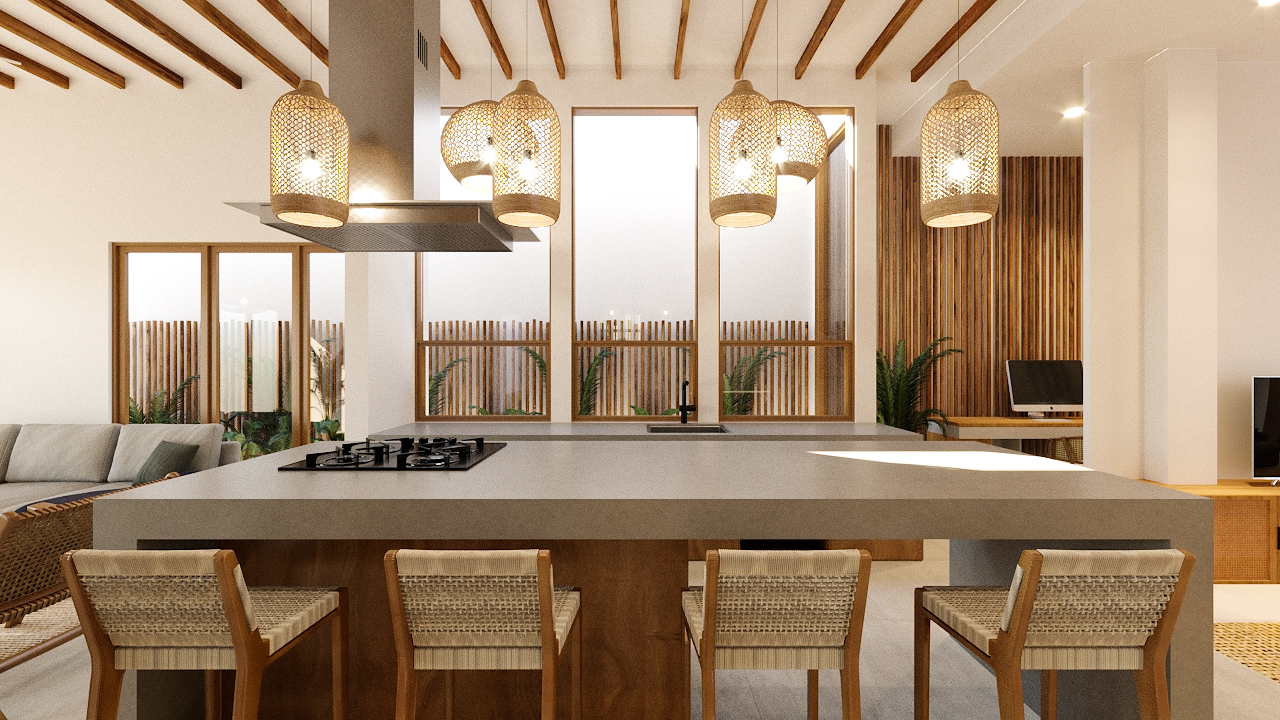 巴厘岛帕穆朗简约主义住宅丨印度亚南丨Own Design-4