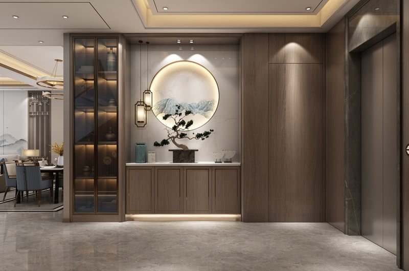 普罗理想国叠墅 | 现代融合中式，轻奢新中式空间-3