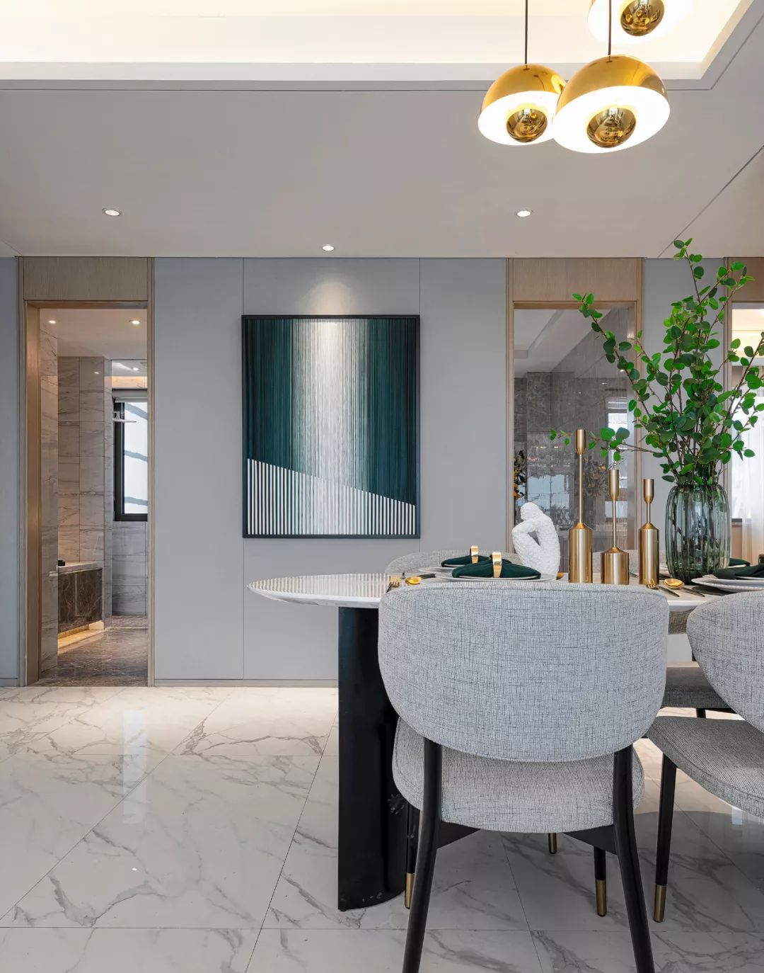 天津旭辉天悦风华样板间 | 绿色都市中的宁静绿洲-41