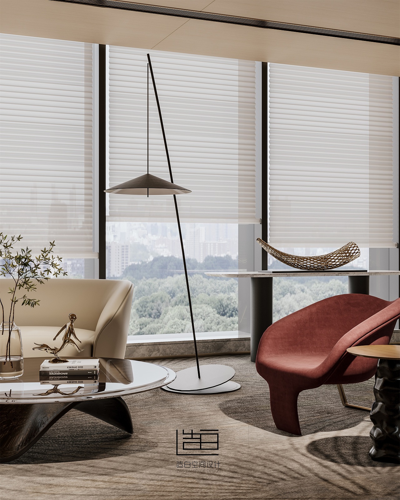 金该表现 | 招商办公设计表现 -3