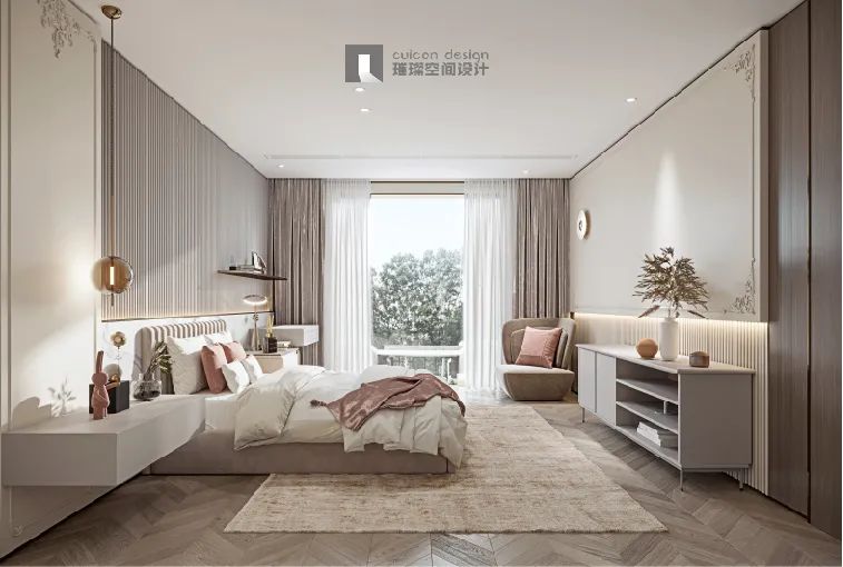 祥生·国玥公馆 法式轻奢现代空间设计丨璀璨空间设计事务所-17