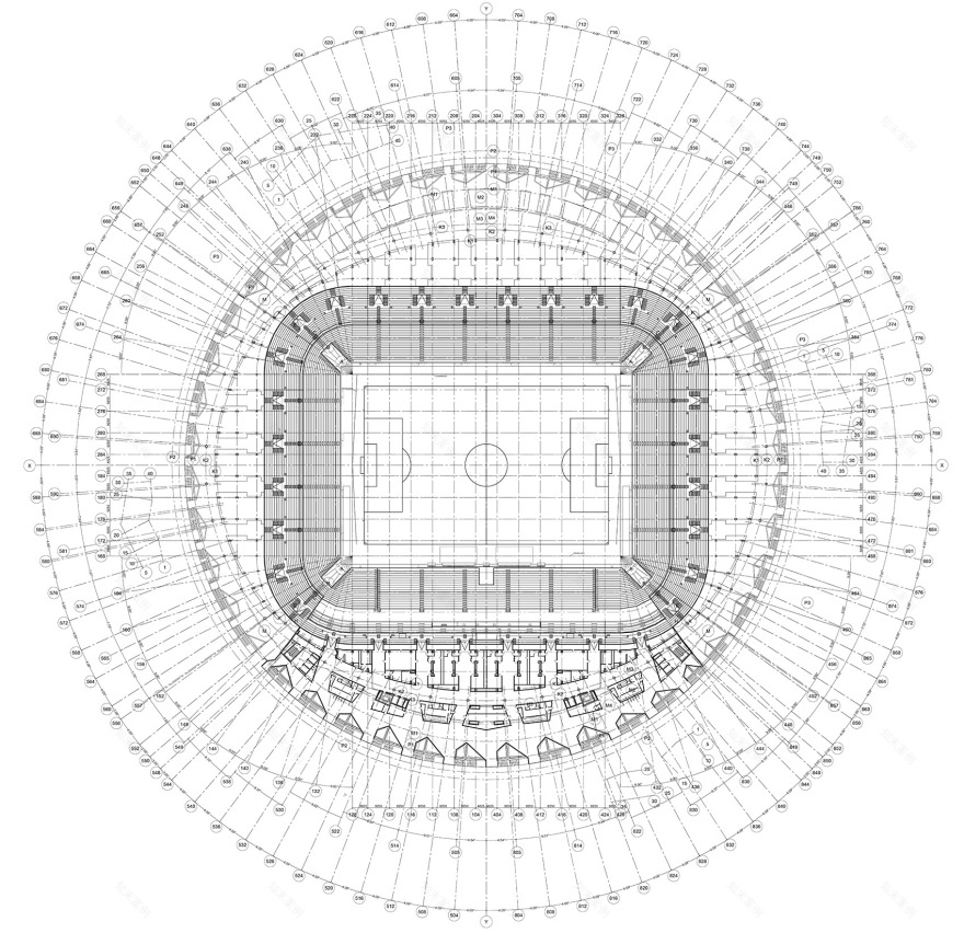 伏尔加格勒体育场,俄罗斯 / PI ARENA-80