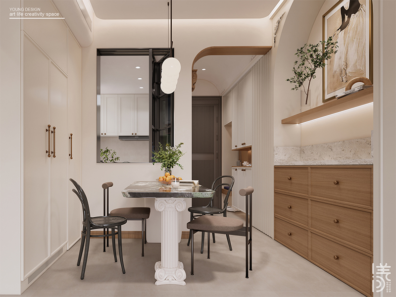 轻法式复古之家丨深圳漾空间设计有限公司-33