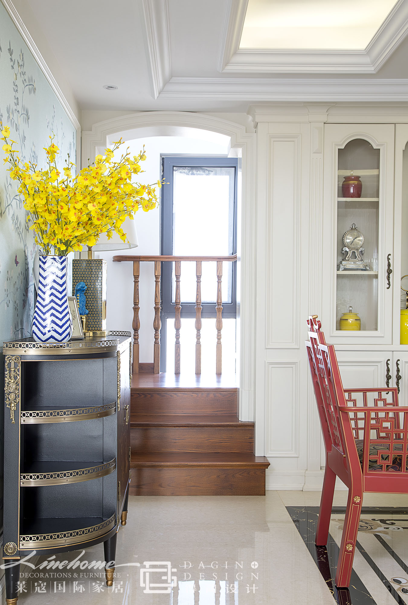 恒大首府美式混搭复式空间-38