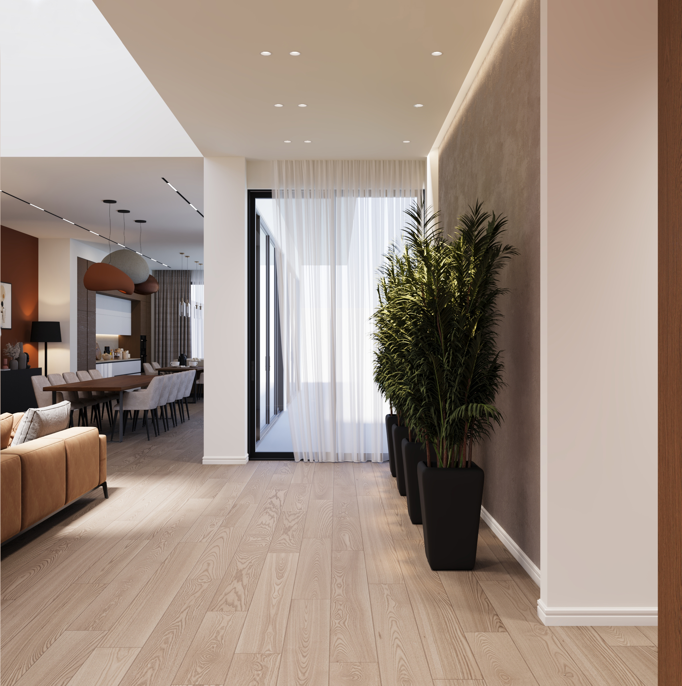 Modern Living with Warm Accents-11