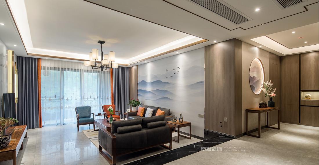 新中式打造温馨质朴的家-1